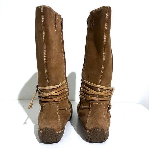 Timberland Ankle Strap Moc Zip Up Tall Boot - Picture 10 of 16